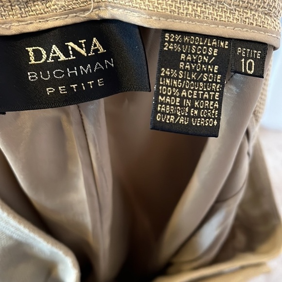 Dana Buchman vintage slacks wool blend & lined. Size P10 - Picture 7 of 7
